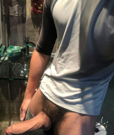 Big hairy Latino cock