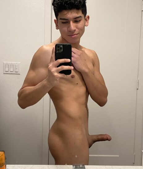 Fit boy with a short cock