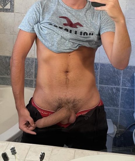 Guy with his dick out