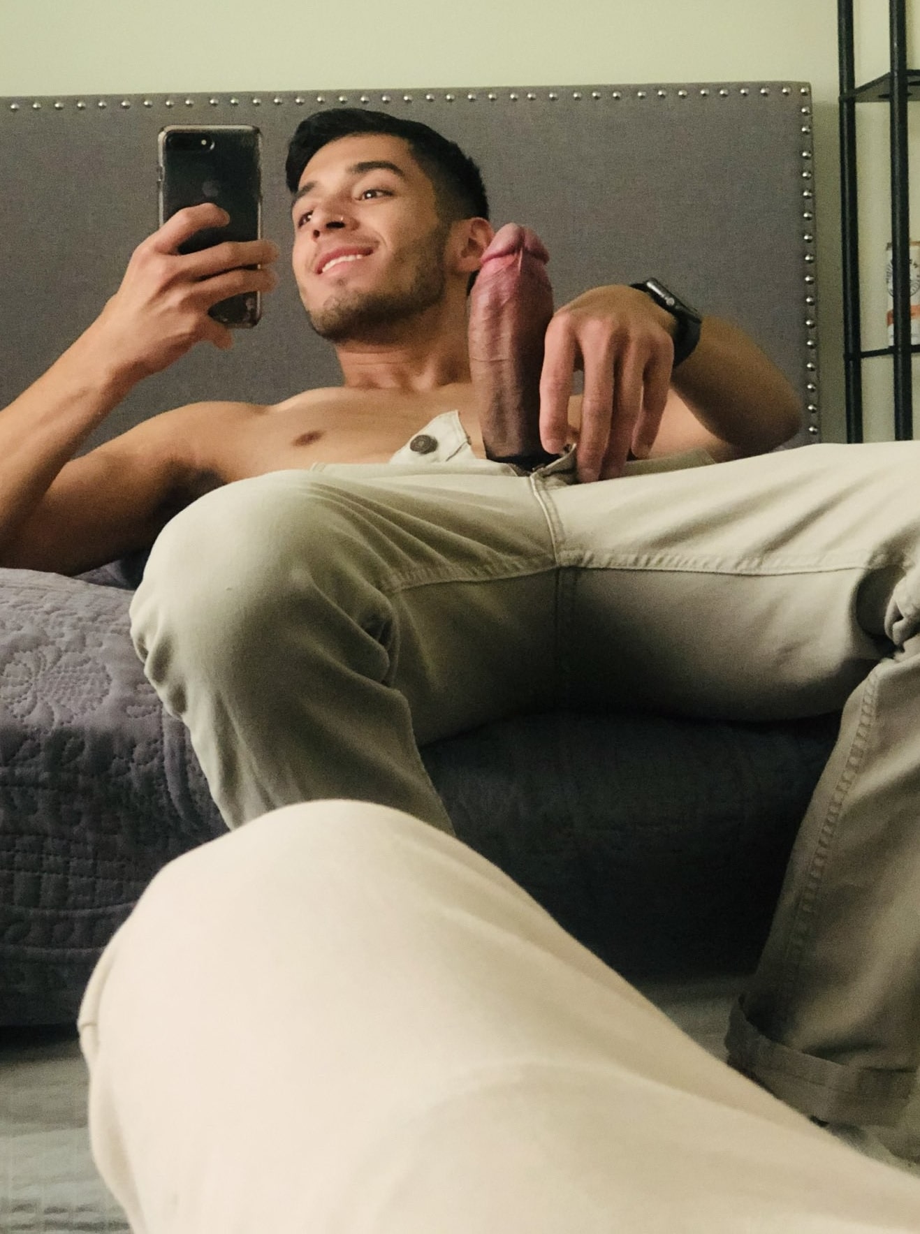 Hot guy with a thick penis