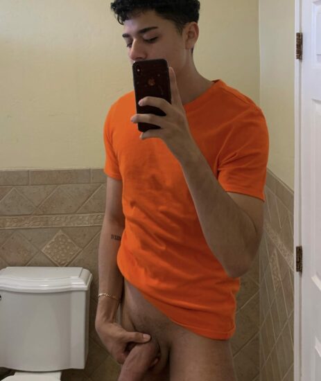 Latino with a thick cock