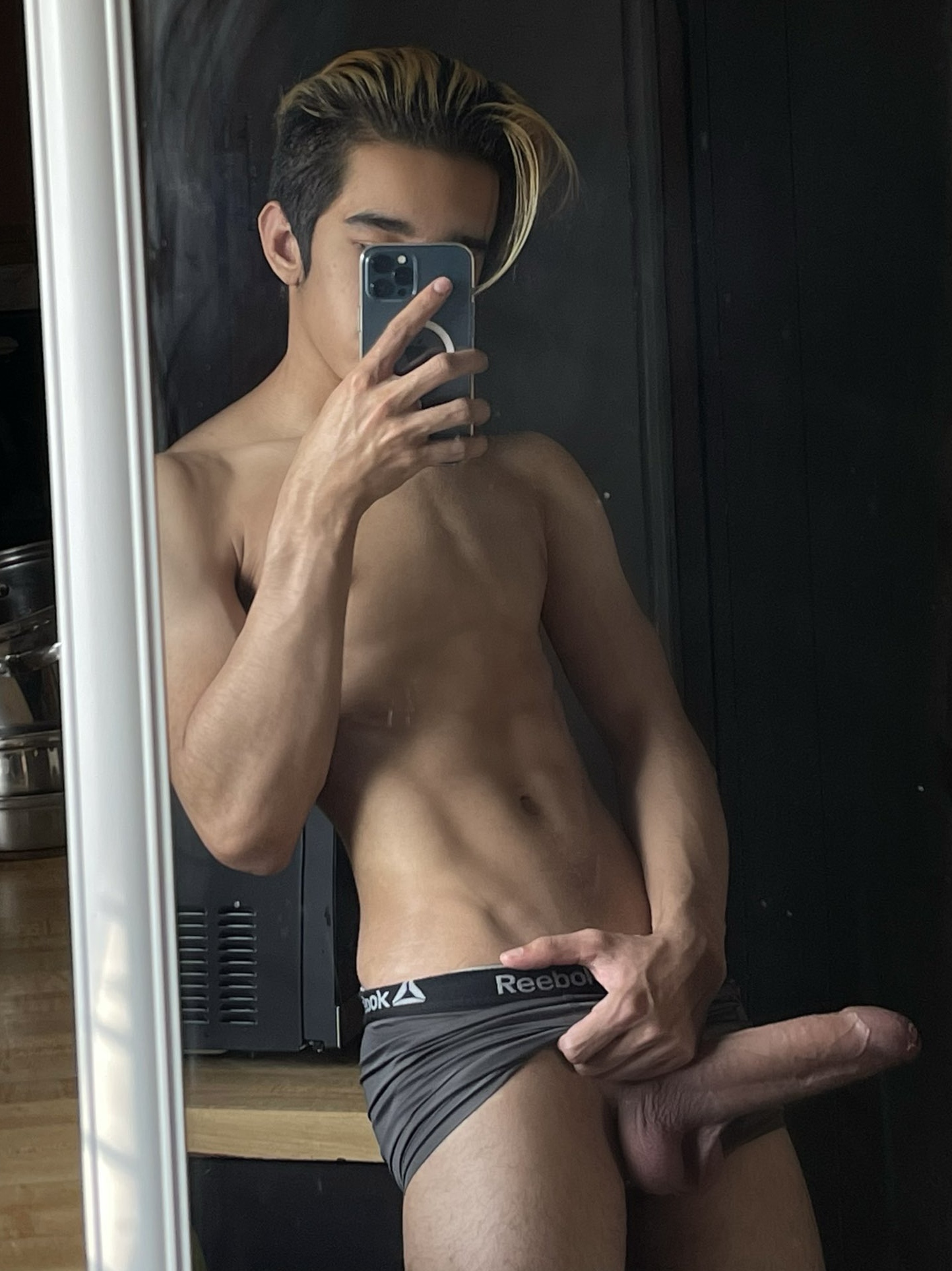Twink with a big thick dick